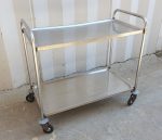 CARRELLO PER SERVIZIO IN ACCIAIO INOX - immagine 2