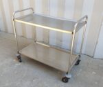 CARRELLO PER SERVIZIO IN ACCIAIO INOX - immagine 3