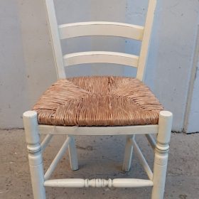 SEDIA IN LEGNO CON SEDUTA IN PAGLIA