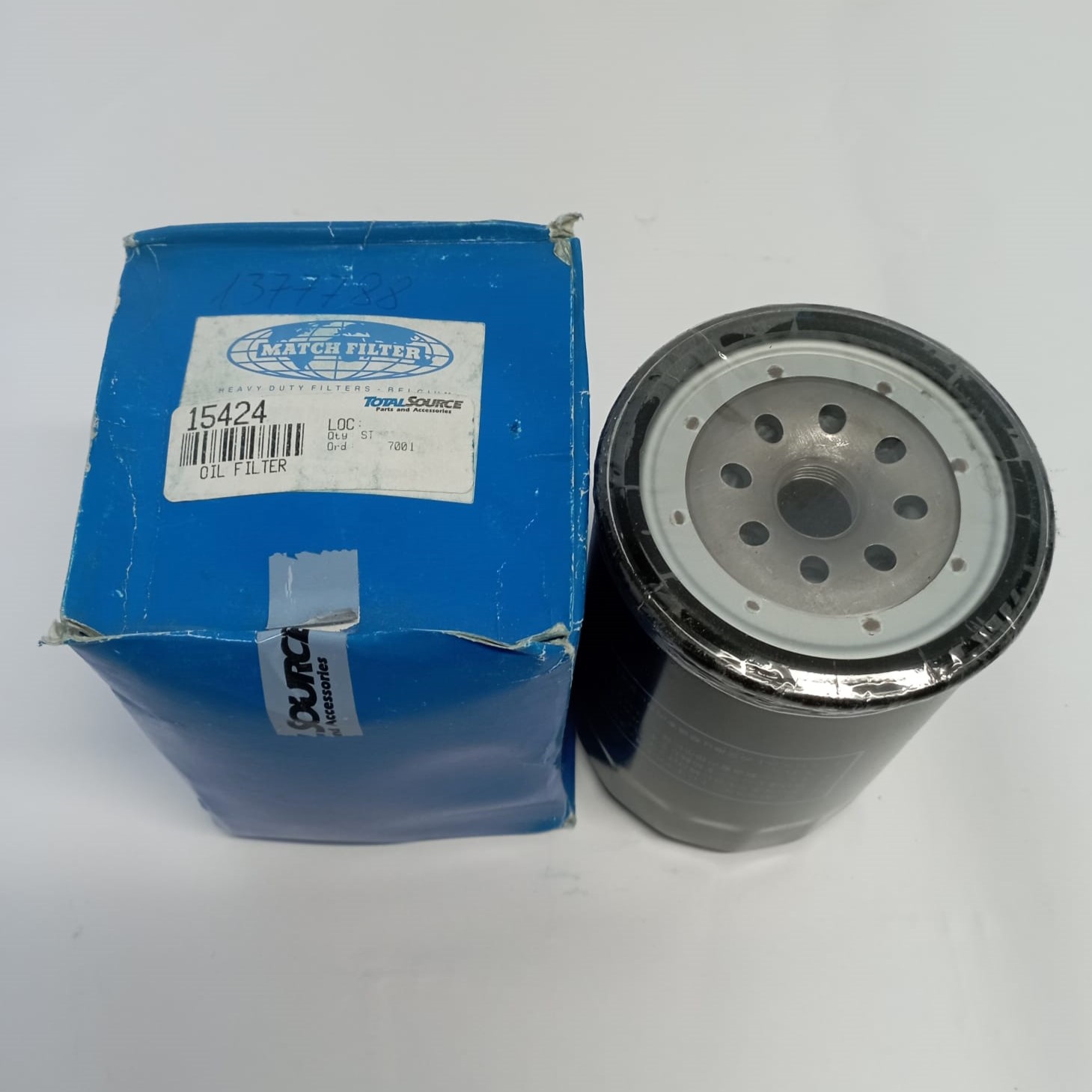 2830 -- 000 (3402) FILTRO OLIO HYSTER - MATCH FILTER mod. 1377788 -15424 - immagine 1