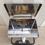 BIDONE IN ACCIAIO INOX CON RUOTE E PEDALE - immagine 4
