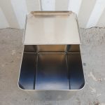 TRAMOGGIA INOX CARRELLATA CON COPERCHIO - immagine 3