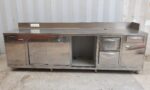 BANCO LAVORO CON SPORTELLI E POSTAZIONE PER MACCHINA DEL CAFFE' cm 310x80x110h - immagine 2