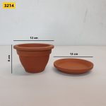 LOTTO 1300 PEZZI - VASO E SOTTOVASO