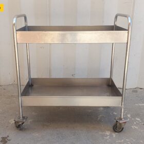 CARRELLO DA SERVIZIO IN ACCIAIO INOX