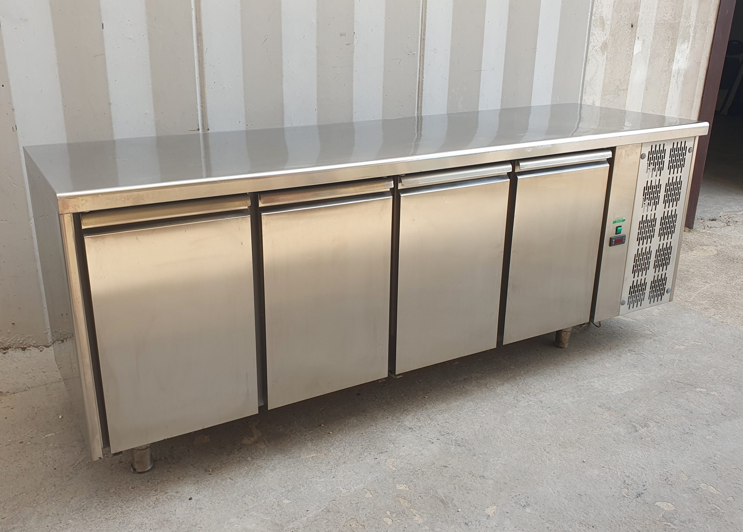 2500 -- 000 (3061) BANCO REFRIGERATO TECNODOM mod. TF04MIDGN CON 4 SPORTELLI - immagine 1