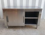 TAVOLO ARMADIATO IN ACCIAIO INOX cm 140x70x90h - ZOPPAS - immagine 3