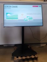 MONITOR LED 65" ULTRA HD LG mod. 65UH5F-H CON STATIVO REGOLABILE IN ALTEZZA