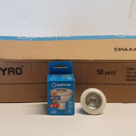 SCATOLA 90 FARETTI 7W MR16 45° PC SHANYAO - 6400K