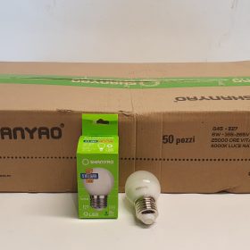 SCATOLA 50 LAMPADINE 6W E27 SHANYAO - 6400K