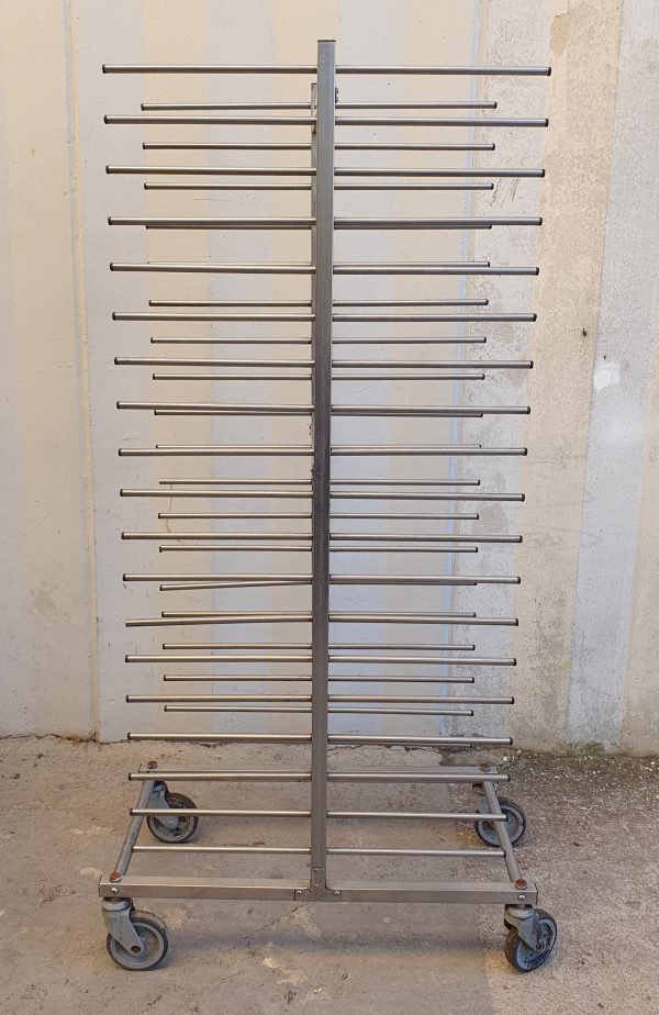 CARRELLO PORTATEGLIE DOPPIO - 38 POSTI