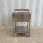 LAVELLO CON RUBINETTO cm 60x60x94h