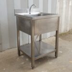 LAVELLO CON RUBINETTO cm 60x60x94h - immagine 2