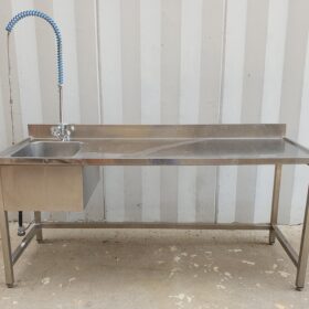 LAVELLO CON DOCCINO cm 200x70x100h