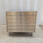 CASSETTIERA IN ACCIAIO INOX PER CONTENITORI 60x40 cm - immagine 2