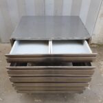 CASSETTIERA IN ACCIAIO INOX PER CONTENITORI 60x40 cm - immagine 3