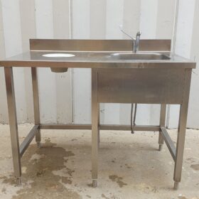 LAVELLO CON FORO SBARAZZO cm 120x70x100h