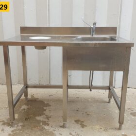 LAVELLO CON FORO SBARAZZO cm 120x70x100h