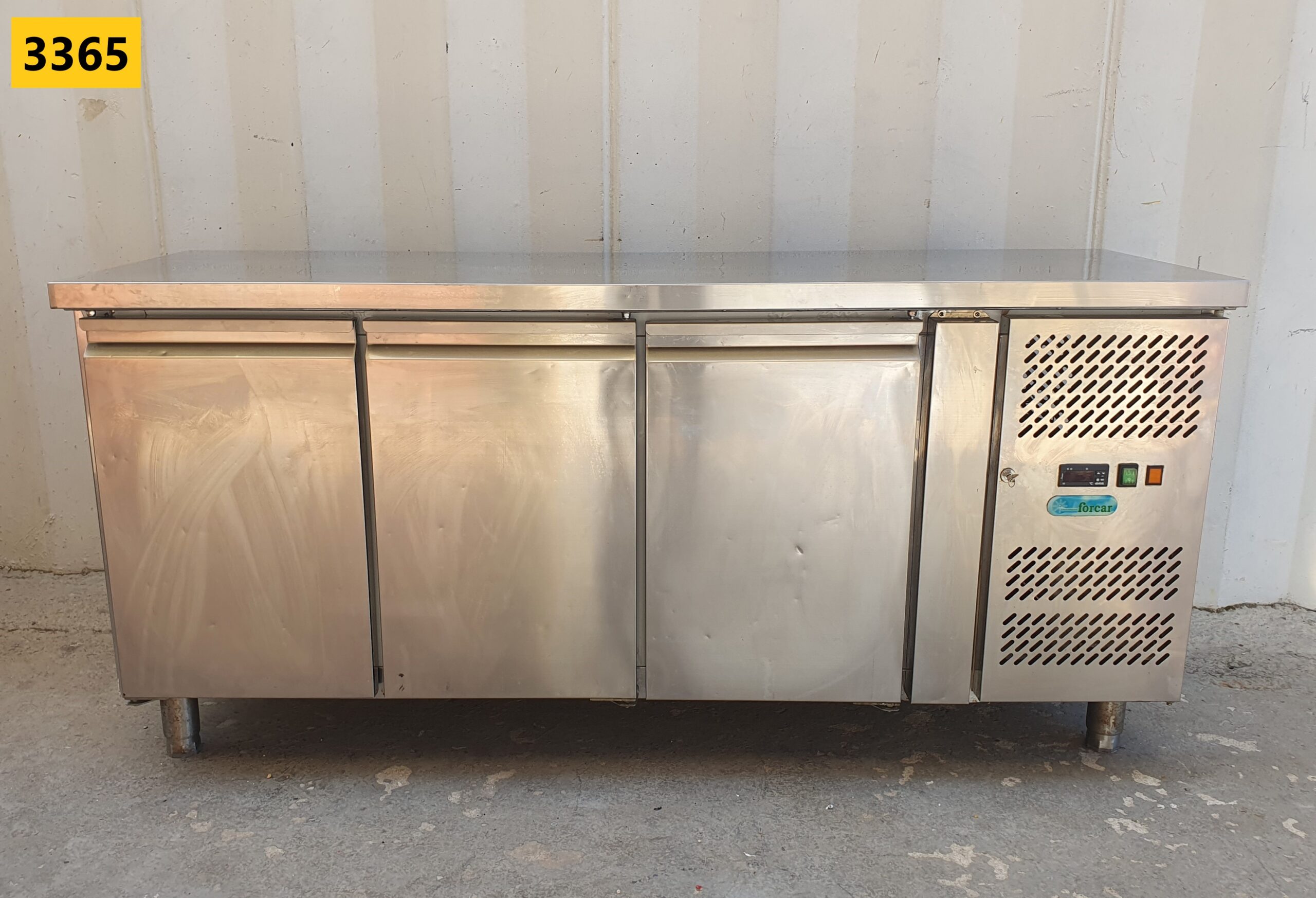 3365 -- 000 (3954) BANCO FRIGO 3 SPORTELLI FORCAR mod. SNACK3100TN - immagine 1