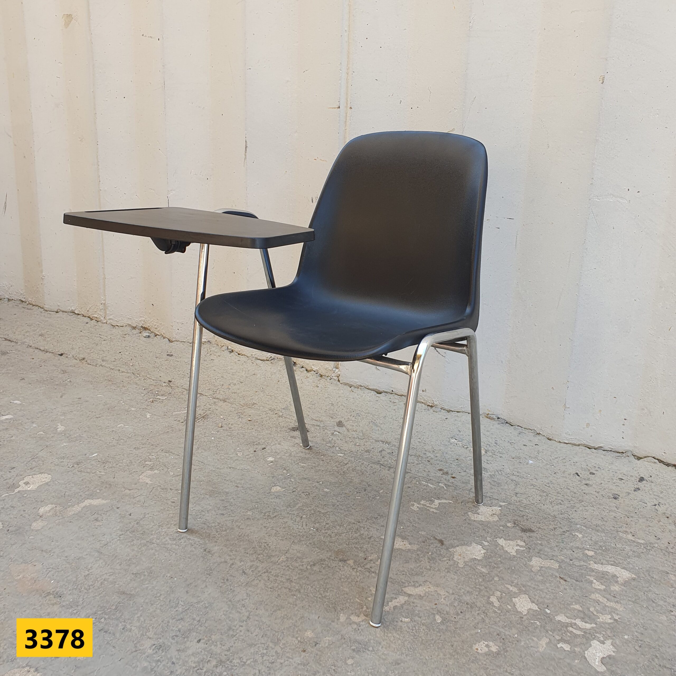 3378 -- 000 (3967) SEDIA IN PLASTICA E METALLO CON RIBALTINA - immagine 1