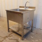 LAVELLO CON MISCELATORE cm 70x70x115h - immagine 3
