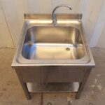LAVELLO CON MISCELATORE cm 70x70x115h - immagine 4